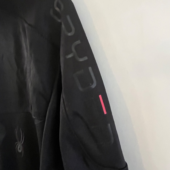 Spyder Active Men's Full Zip Jacket  Size L G Black New with Tags - Picture 8 of 11